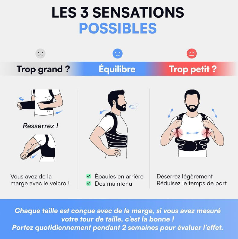 Correcteur de Posture Dos & Épaules