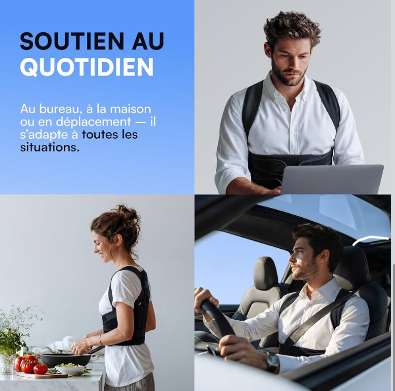 Correcteur de Posture Dos & Épaules